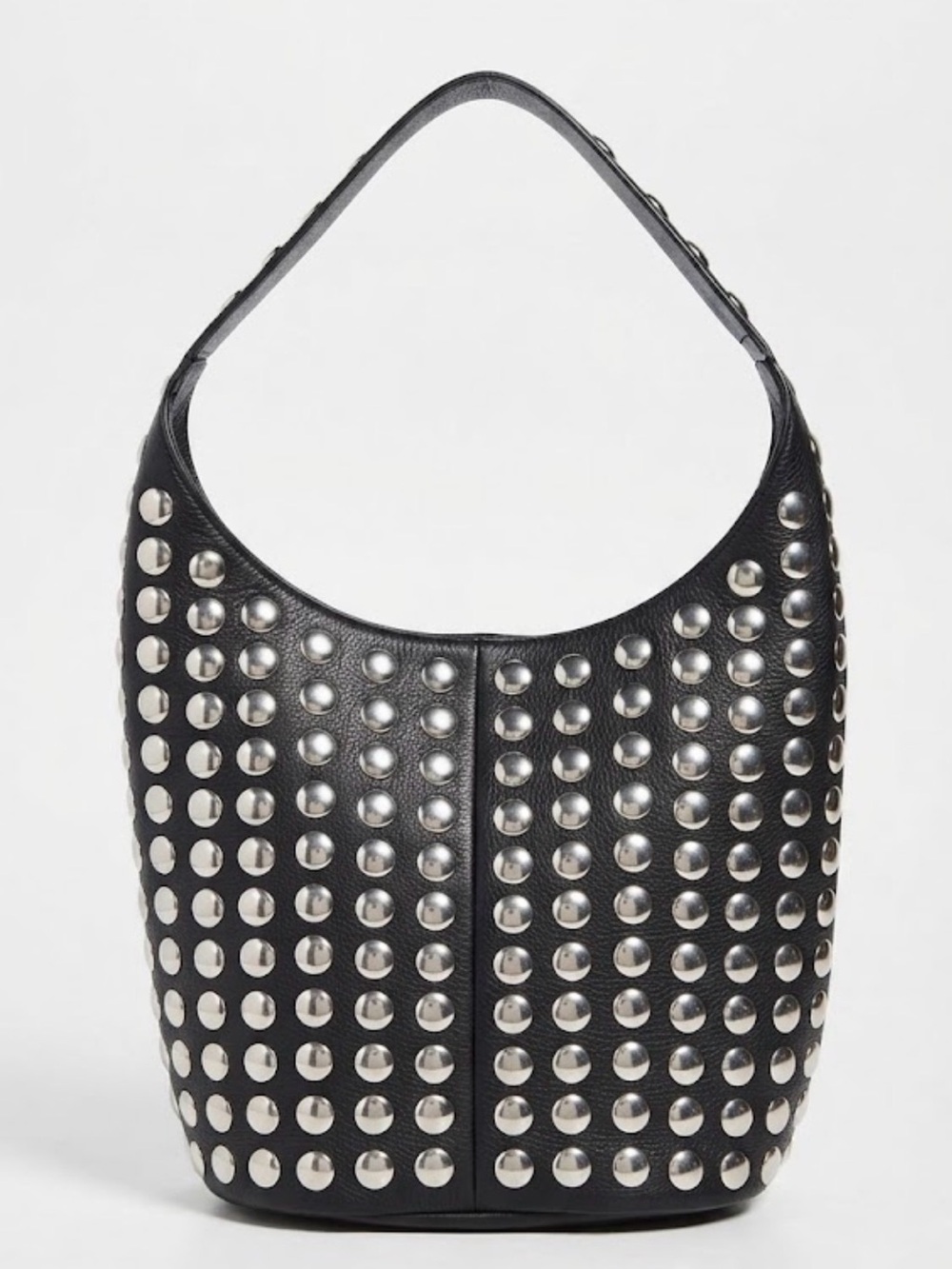 MADDEN NYC Studded Shoulder Bag in Black